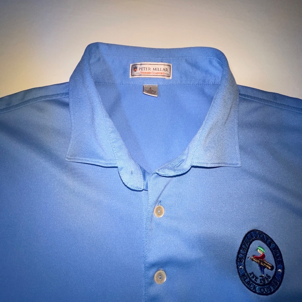 Peter Millar Golf Solid Performance Jersey Polo S… - image 3
